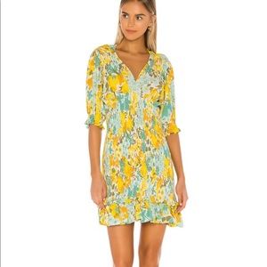 Faithfull the Brand floral mini dress